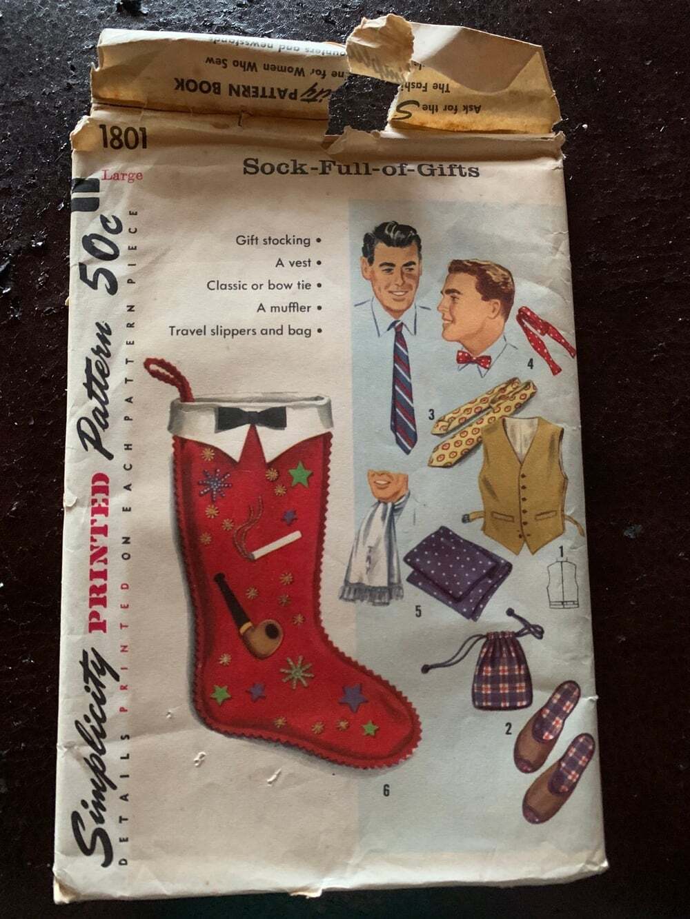 Vintage Menswear Pattern
